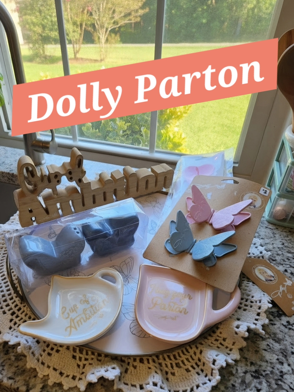 Dolly Parton 7 Piece Kitchen Set